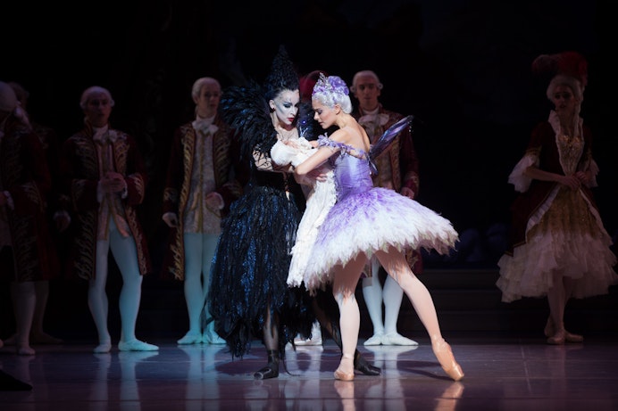 Alice Topp as Carabosse and Valerie Tereshchenko ballet in "The Sleeping Beauty."